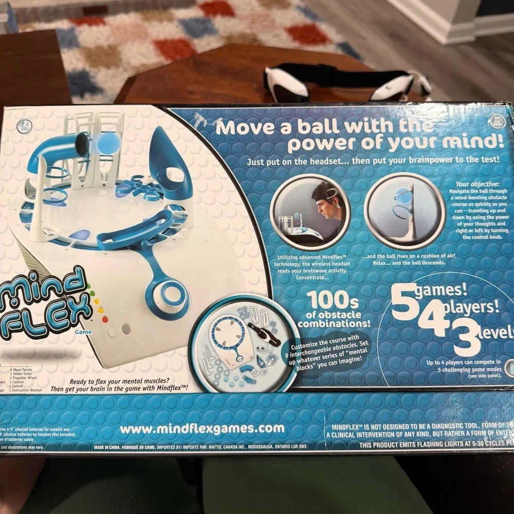 Mattel Mindflex Electronic Interactive Game P2639 2.4GHz 2009 Ages 8-11 Years